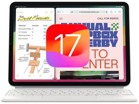 iPadOS 17 is now available .
